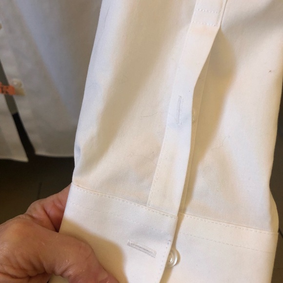 Button down Brooks Bros cotton spandex shirt, size 14P - Picture 3 of 5